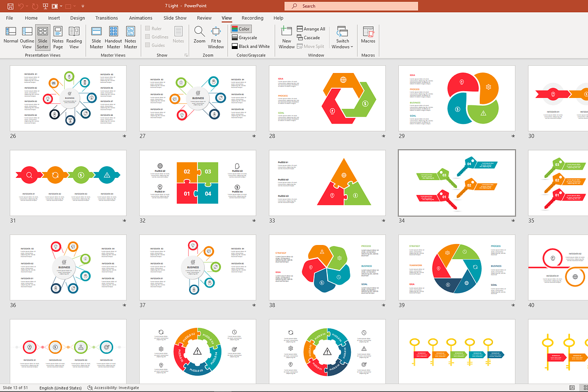 Structured Animated Presentation, a Presentation Template by Infographics project (Photo 7 of 13)