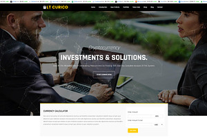 LT Curico Onepage Bitcoin WordPress