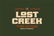 Lost Creek, a Serif Font by Dead Moose Studio (Thumbnail 1 of 11)