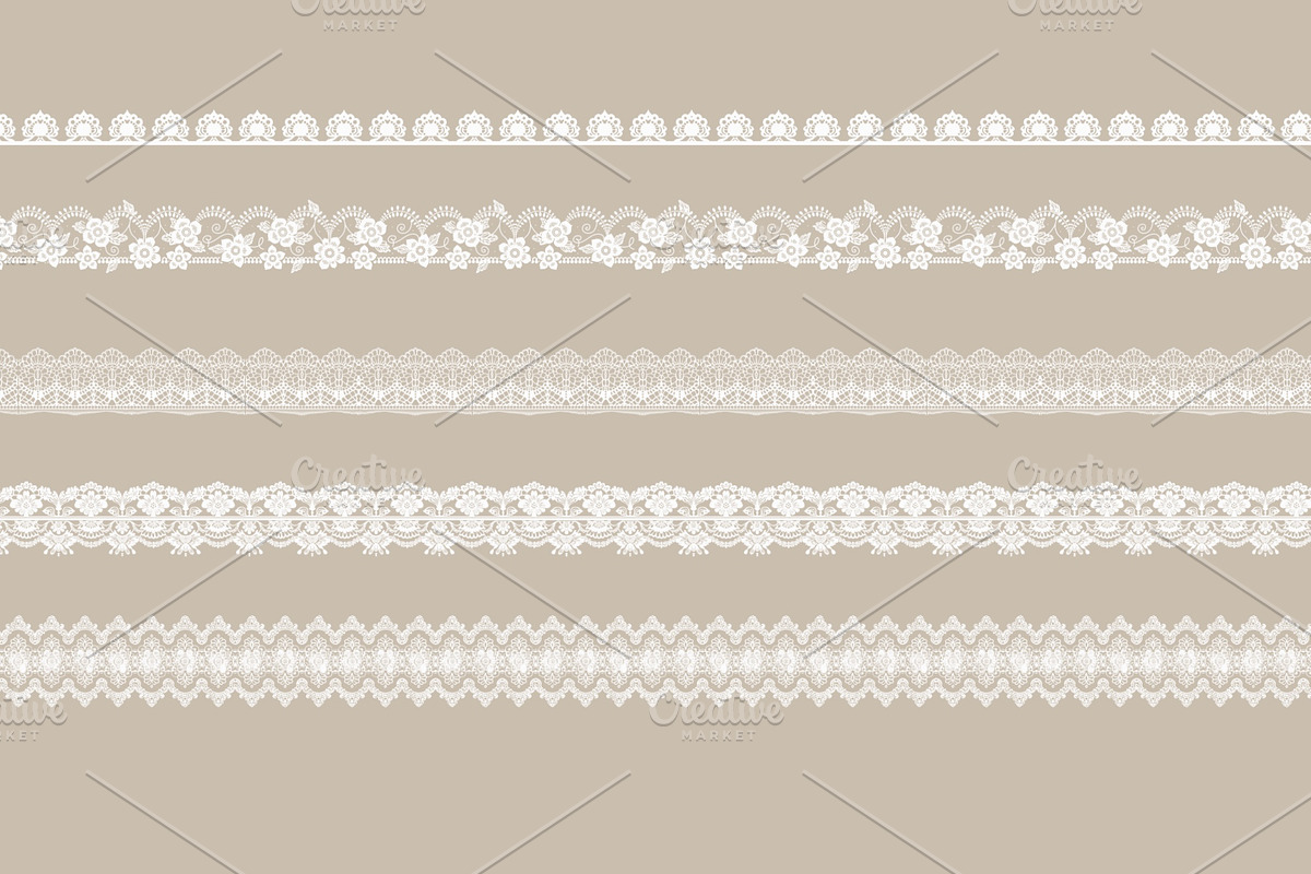 36 Lace brushes Procreate, a Brush Add-On by byJuliaKors (Photo 6 of 6)