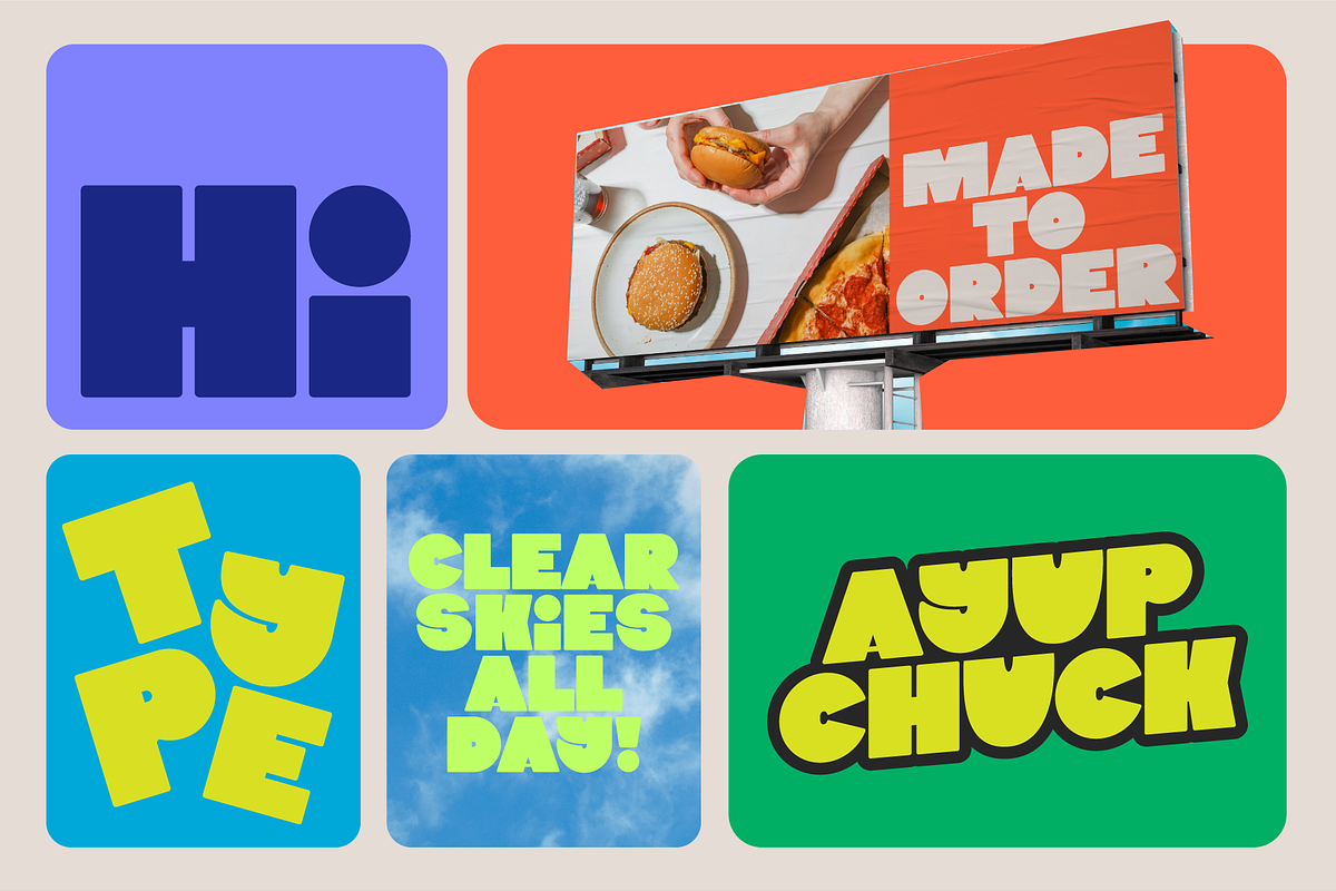 Chunk Grotesk – Bold, Playful, Loud, a Sans Serif Font by Good Times Type (Photo 5 of 8)