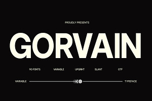 Gorvain, a Sans Serif Font by Keren Studio