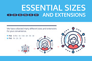 Business & Education Icons Super Set, an Outline Icon by Boyko Pictures (Thumbnail 3 of 12)