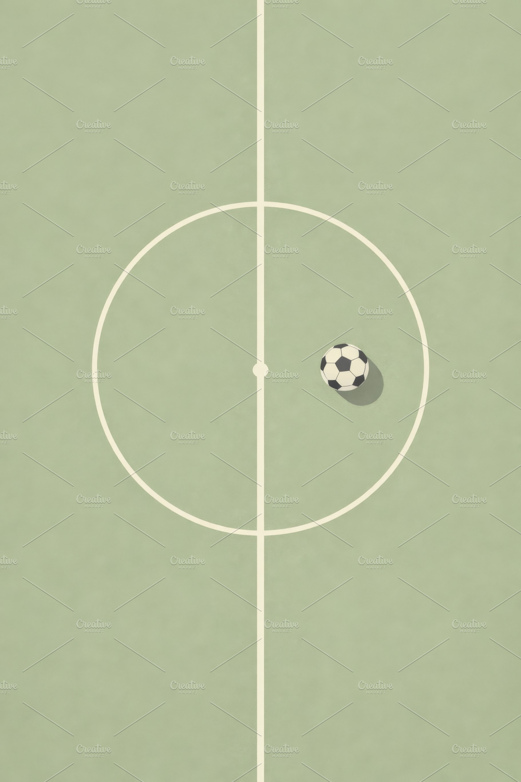 Retro football soccer poster featuri, a Photo by Dvoevnore photos