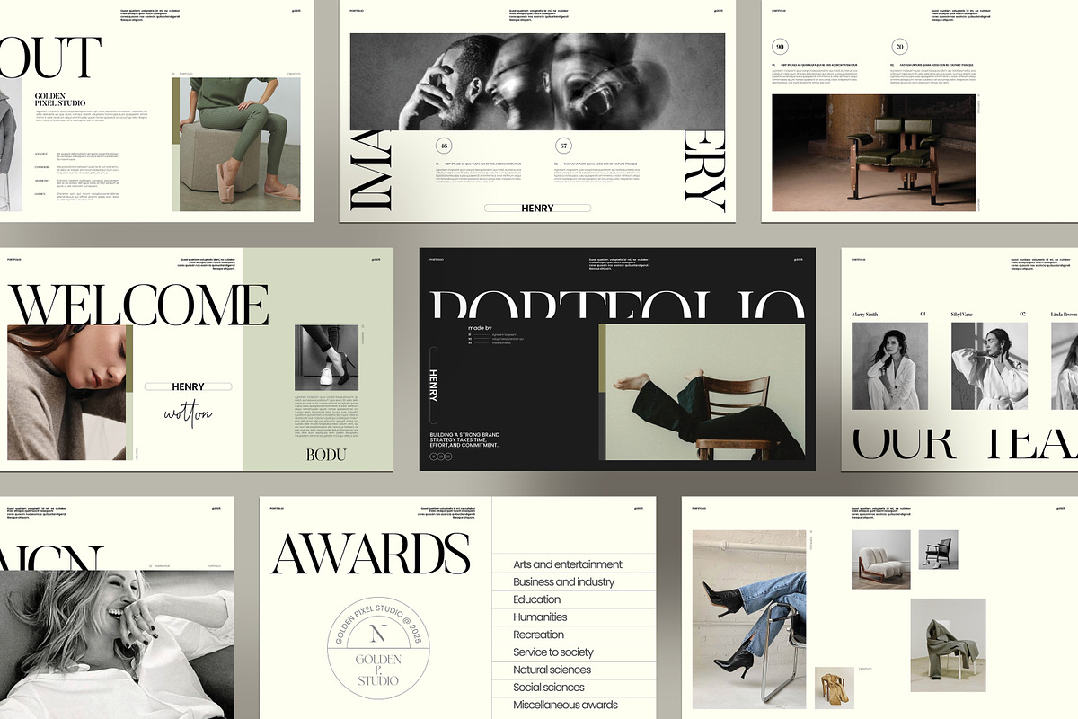 Bodu / Brand Portfolio Template, a Presentation Template by GoldenPixelStudio (Photo 3 of 10)