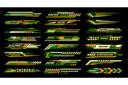 racing stripes. sport car vinyl, an Object Illustration by Onyx