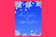 Merry Christmas Posters Vector, a Poster Template by kh_cat (Thumbnail 4 of 4)
