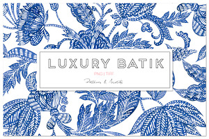 Luxury Batik, Watercolor Set!