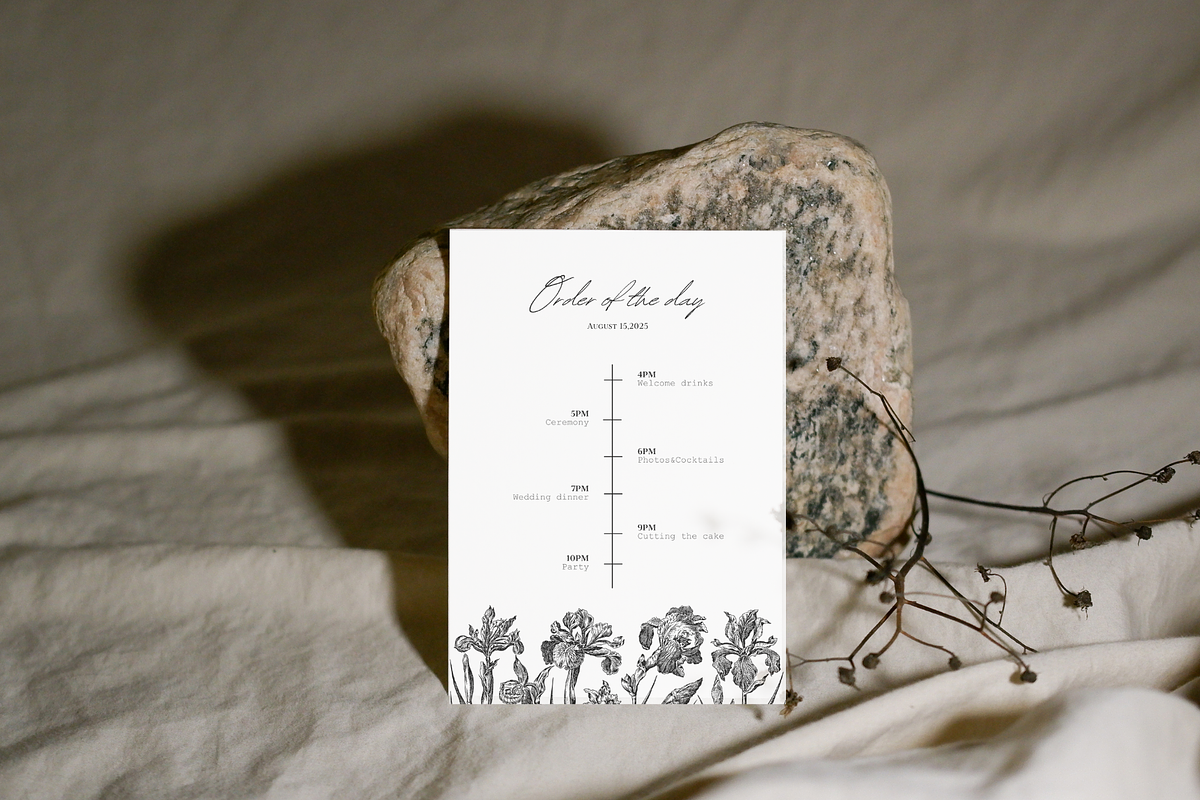 Black and white wedding templates, an Invitation Template by Roomoftemplates (Photo 4 of 6)