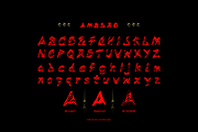 Amberd | 3d Stone Layered font, a Handwritten Font by Nol 3 Studio (Thumbnail 3 of 10)