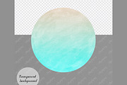 30 Ombre Two Tone Circle Frames PNG, an Object Graphic by ThingsbyLary (Thumbnail 2 of 10)