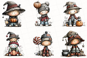 Whimsical Halloween Clipart Bundle, an Illustration by OK Design (Thumbnail 3 of 6)