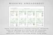 All-In-One Wedding Spreadsheet, a Templates & Theme by BRANDcontent (Thumbnail 2 of 8)