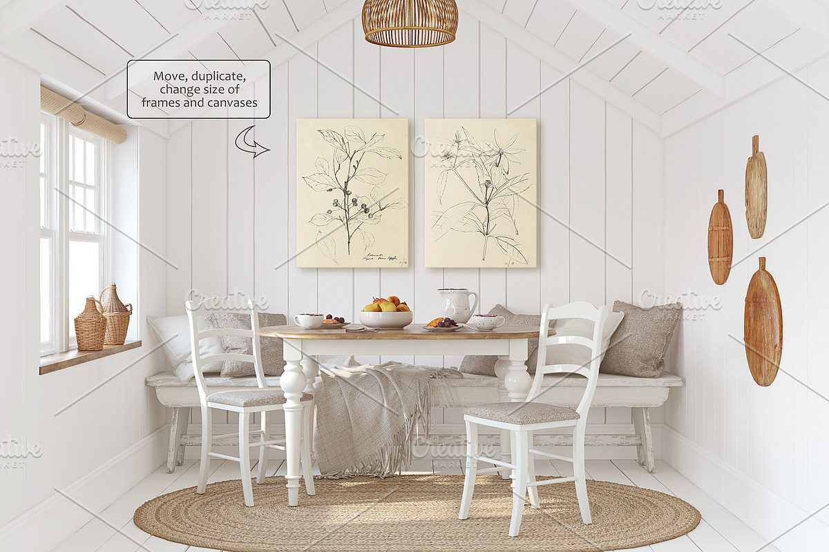 ENGLISH COTTAGE Frame Mockups., a Product Mockup by MyHomeMockups (Photo 6 of 11)