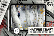 Nature Craft – Procreate Brushes, a Brush Add-On by Nadiia Hanina (Thumbnail 1 of 8)