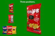 Chips Mockup and Template Packaging, a Packaging Mockup by rogeriomarcos (Thumbnail 5 of 14)