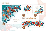 Christmas Set 1, a Background Graphic by Yulia Ogneva (Thumbnail 3 of 7)
