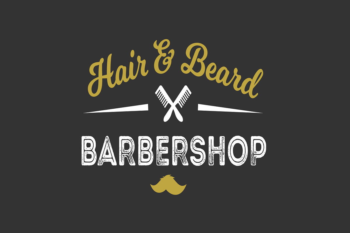 Barber Shop Logo, a Branding & Logo Template by sologeek