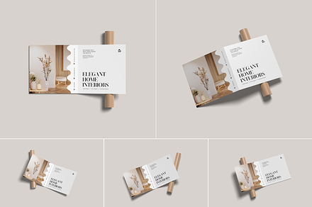 Square Brochure Mockup
