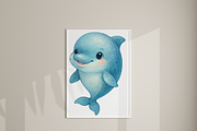 27 Dolphin Clipart, an Animal Illustration by Pati Charm Studio (Thumbnail 7 of 8)