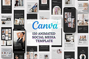 Mega Instagram & Pinterest Bundle, a Social Media Template by TheBrightGrap (Thumbnail 5 of 12)