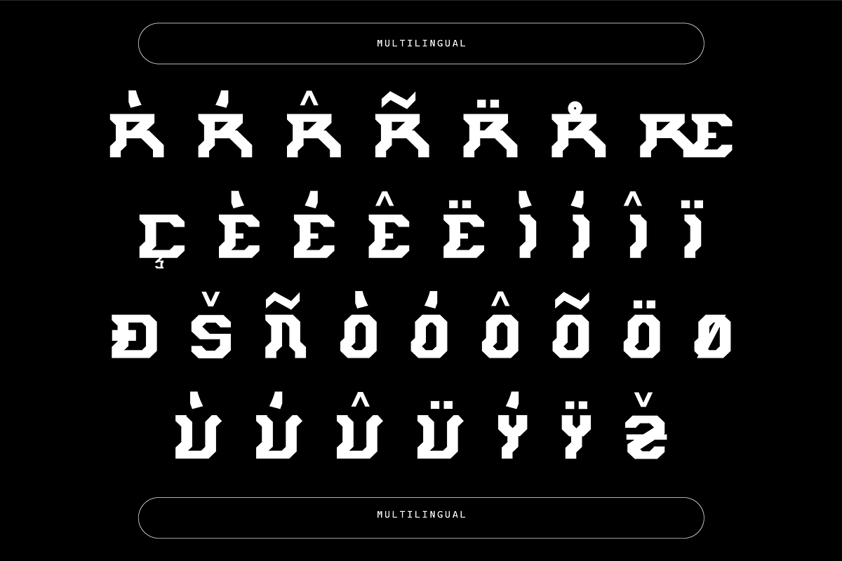 VB Reelhoman - Futuristic Font, a Sans Serif Font by VALIANTBROTHA (Photo 6 of 8)