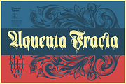 Aquenta Fracta, a Blackletter Font by ilhamtaro (Thumbnail 1 of 10)