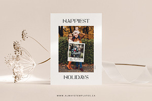 Christmas Card Template CC151