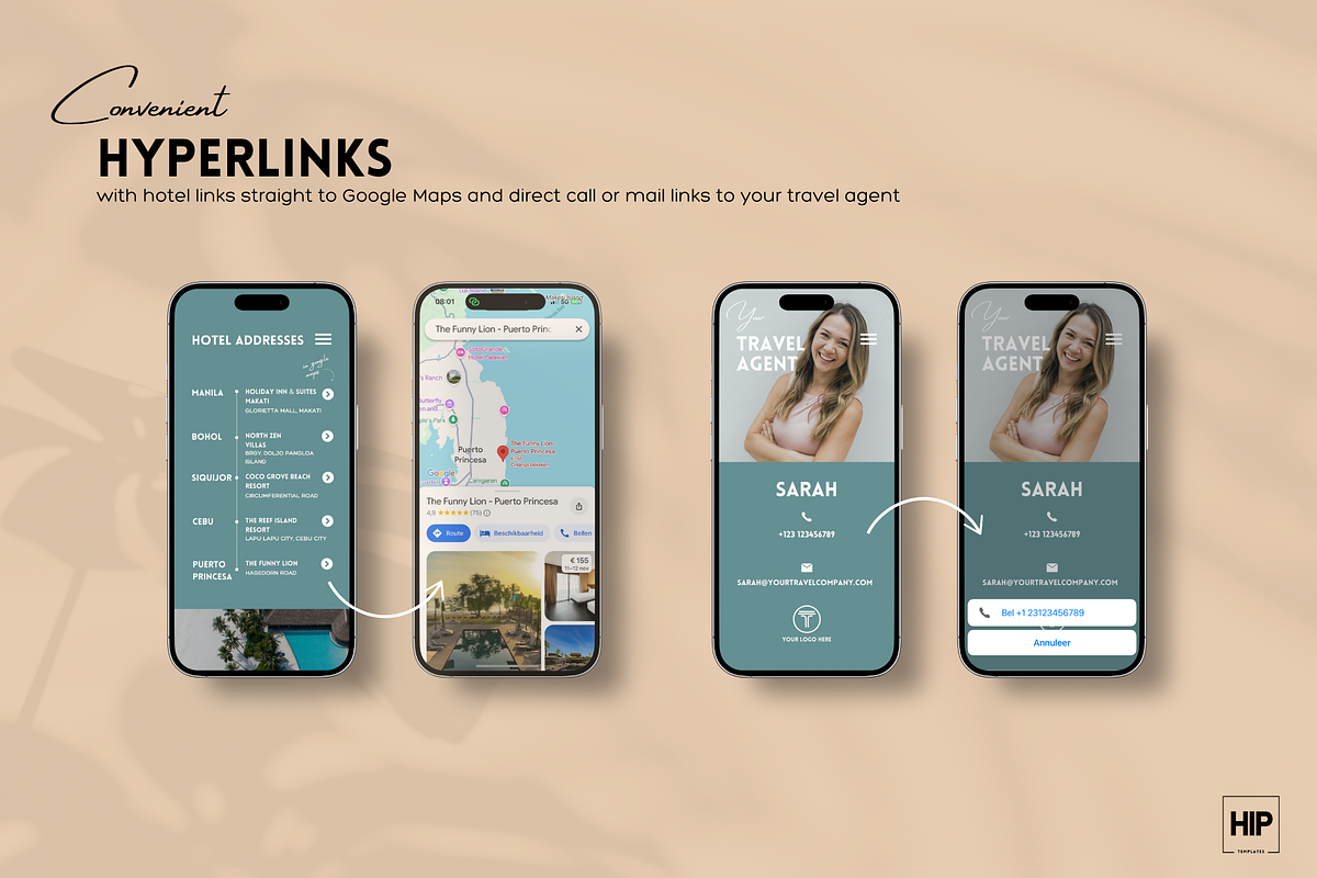 Customizable Mobile Travel Itinerary, a Templates & Theme by Hip Templates (Photo 7 of 11)