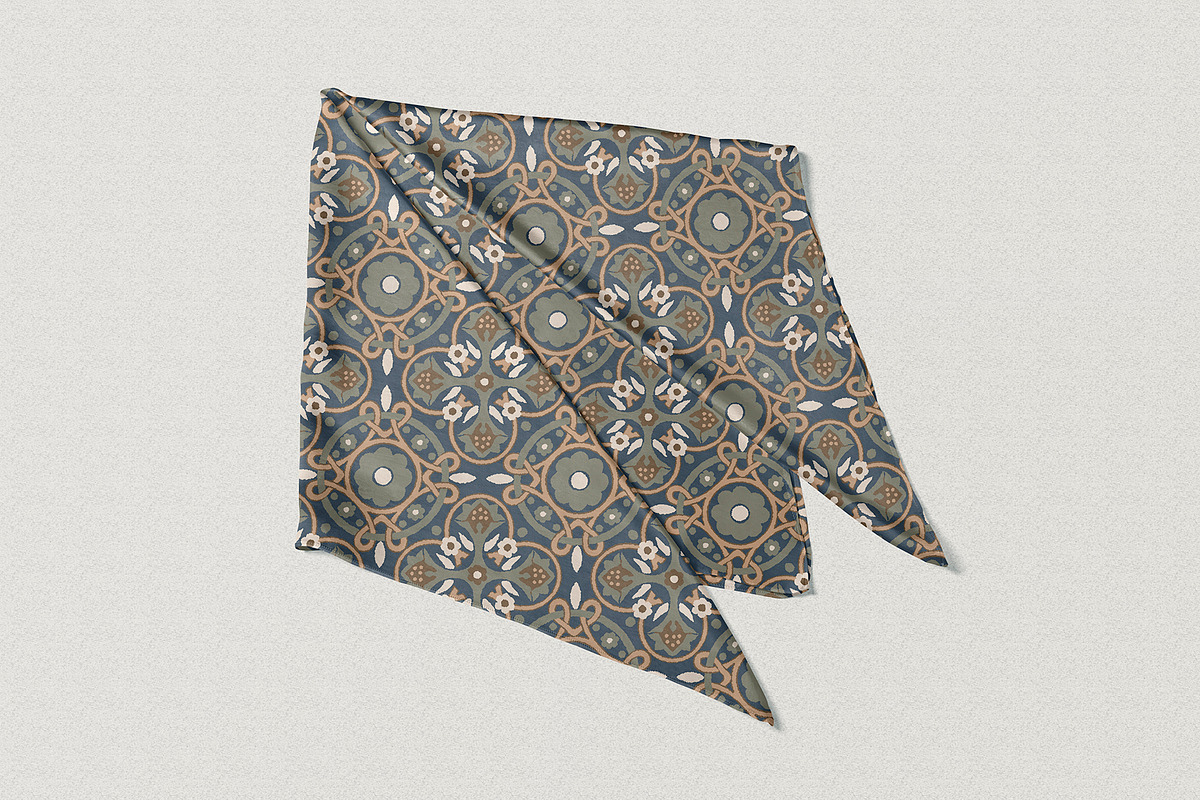 Vintage Ornamental Tile Pattern, a Pattern Graphic by StudioGlouna (Photo 4 of 5)