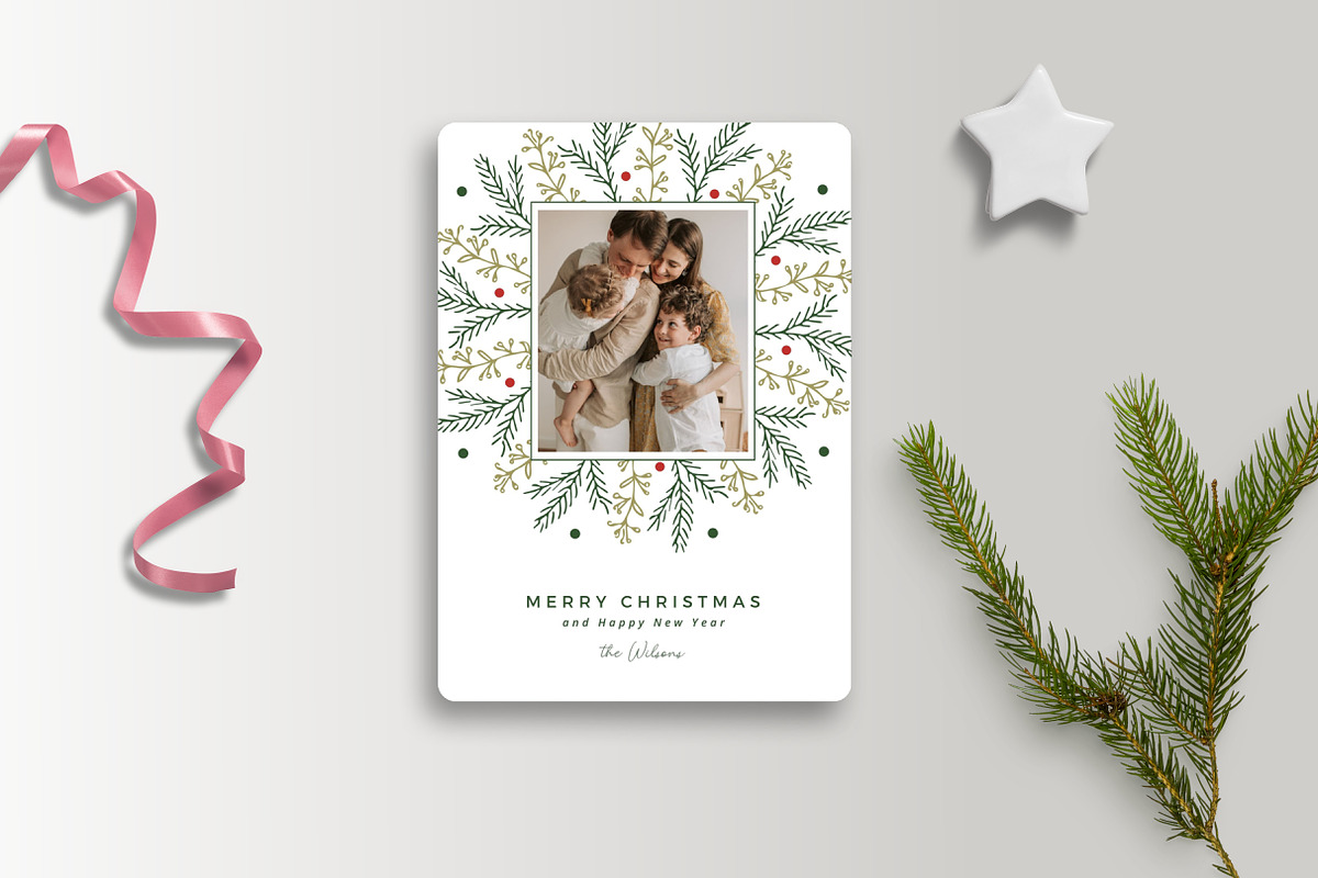 Canva Christmas Photo Card Templates, a Card Template by R-studio (Photo 5 of 7)