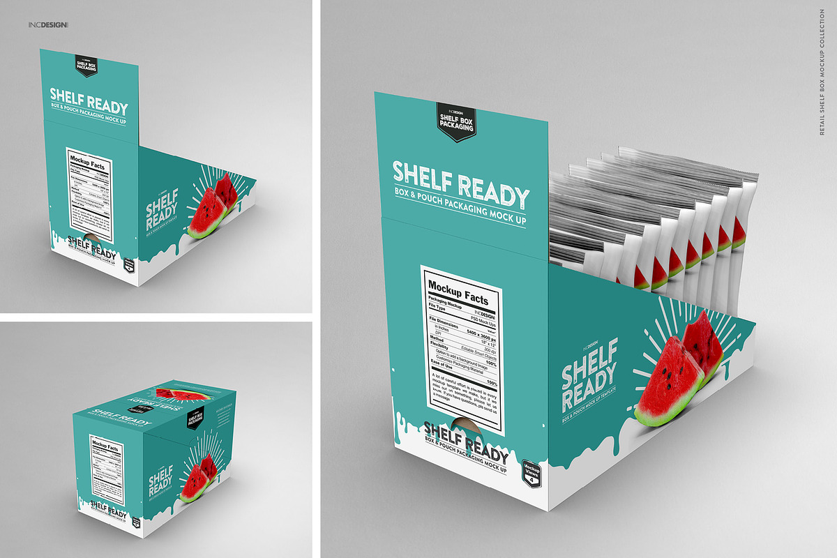 Retail Shelf Box 21 Packaging Mockup, a Packaging Mockup by INCDesign (Photo 9 of 12)