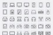 41 Household Waste Icon Set, an Outline Icon by adenpinkstore (Thumbnail 5 of 20)