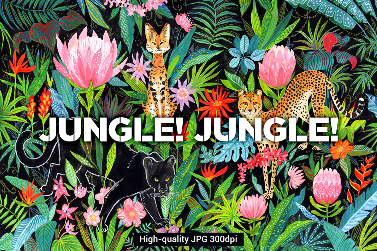 Jungle! Jungle!, an Illustration by Anastasia (Photo 1 of 6)