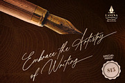 Donna Smith - Stylish Signature, a Script Font by Sarid Ezra (Thumbnail 2 of 10)