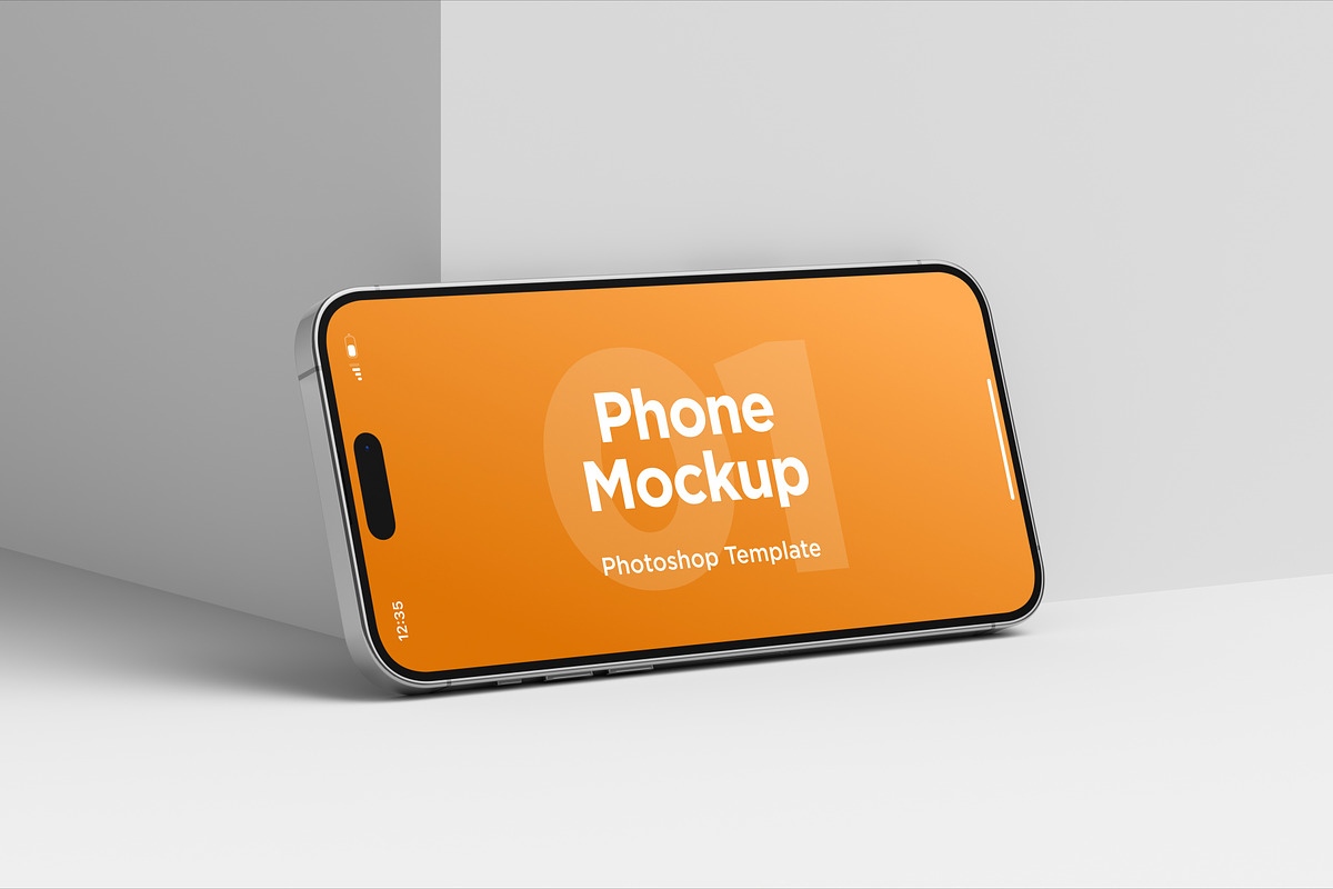 The Wall - iPhone 14 Pro Max Mockups, an iPhone Mockup by DreamVisuals (Photo 2 of 4)
