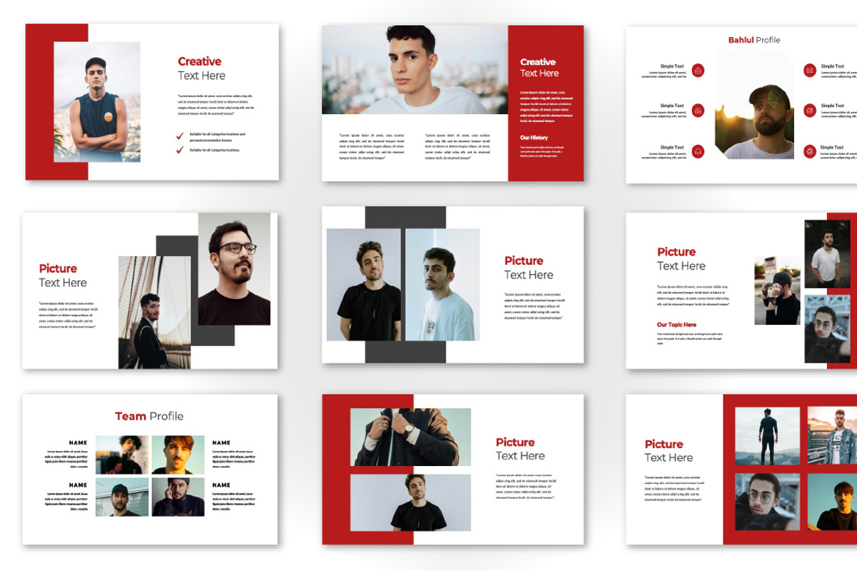Bahlul Multipurpose Google Slide preview 3