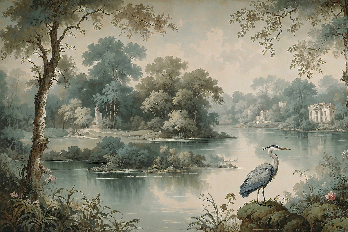 Panoramic Antique Landscape, a Background Graphic by by creative paper (Photo 2 of 7)