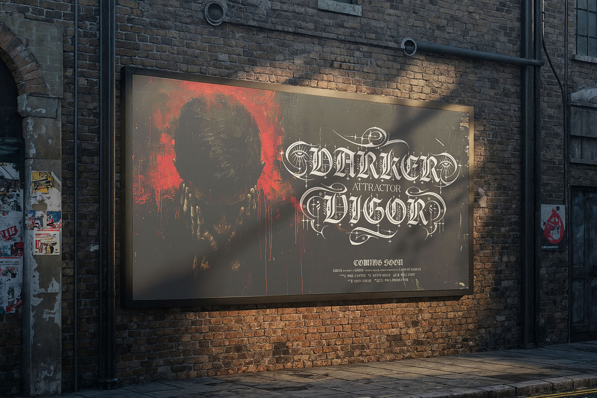 Gryphire Black Typeface, a Blackletter Font by alit design (Photo 12 of 20)