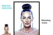 Digital Painting  Photoshop Action, an Action Add-On by Studio Retouch (Thumbnail 7 of 7)