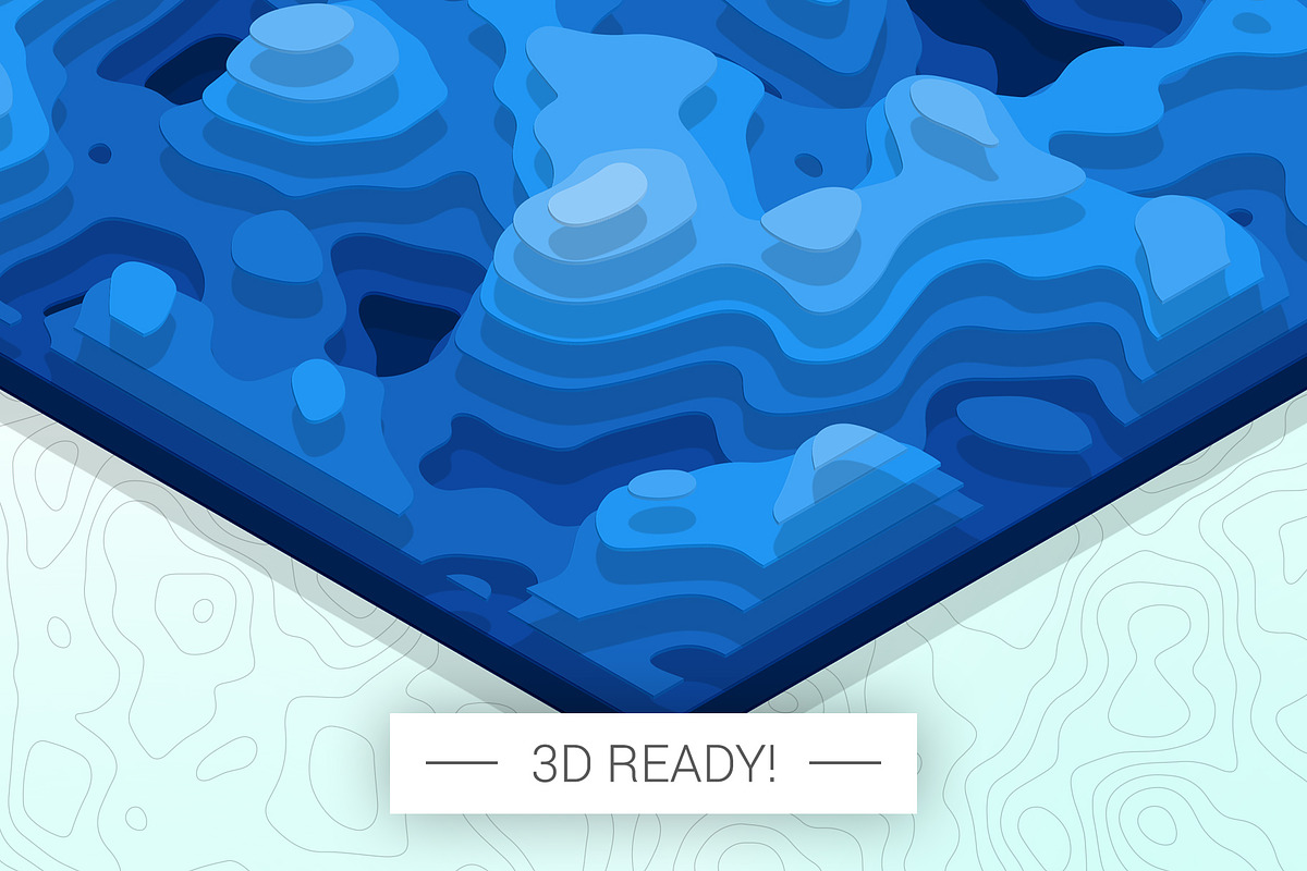 Topographic Map Patterns, a Pattern Graphic by EMP Design (Photo 5 of 6)