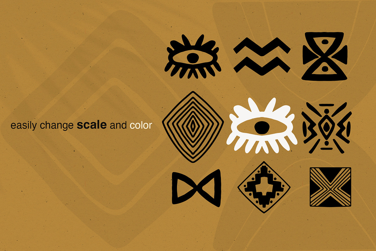 African Shape Motifs Collection, a Decorative Illustration by Sweet Fig (Photo 4 of 12)