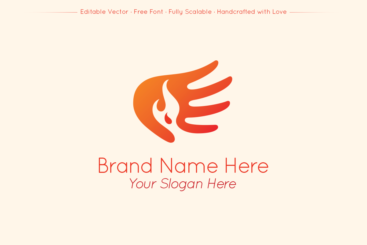 Hands of Fire Logos, a Branding & Logo Template by Nuno Dias (Photo 5 of 7)