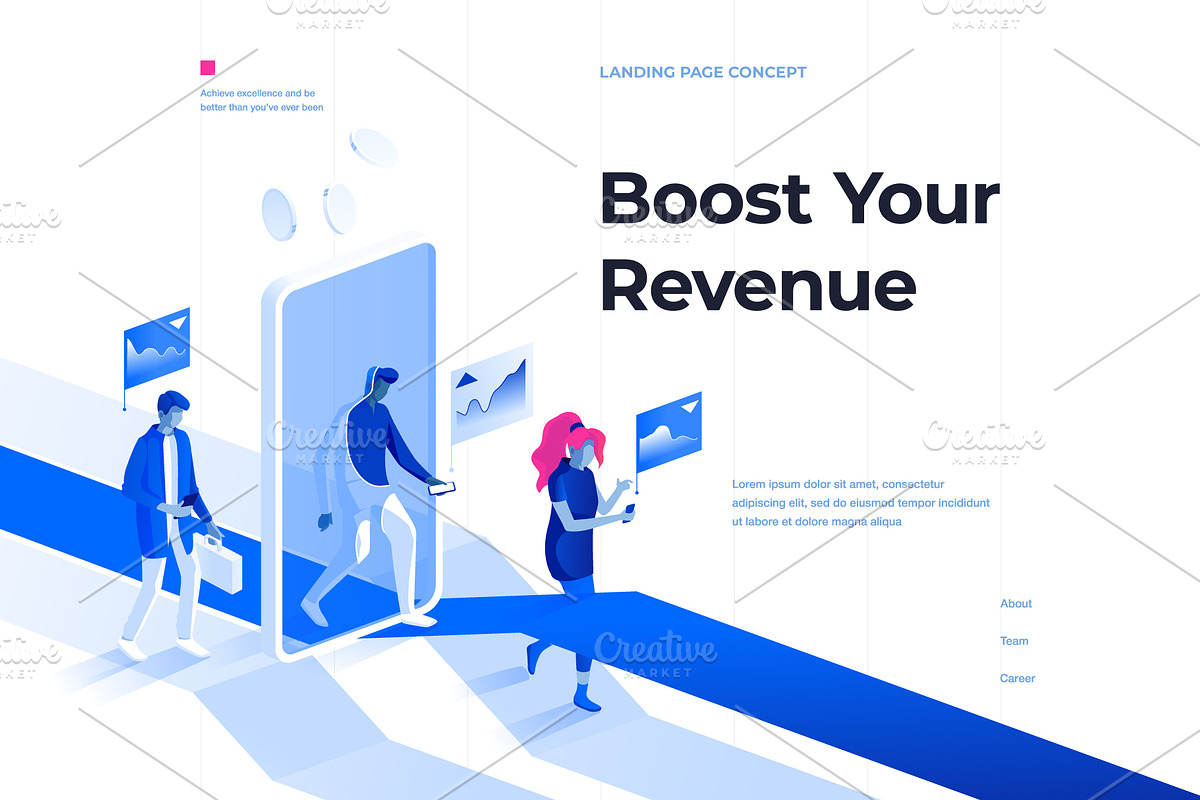 Isometric illustration kit - People, a Templates & Theme by Formfrom (Photo 20 of 34)