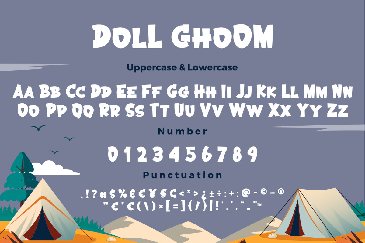 Dool Ghoom - Adorable Premium Font, a Sans Serif Font by Bayuktx (Photo 9 of 12)