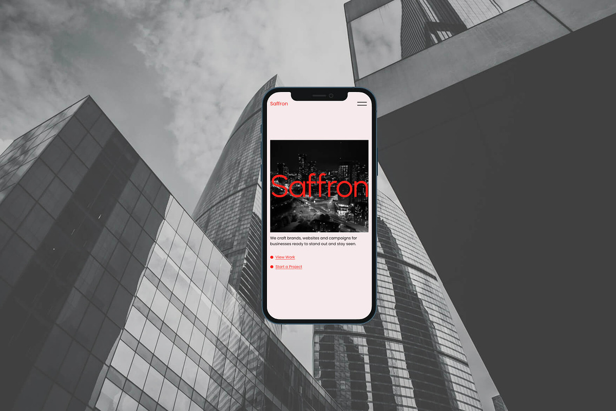 Saffron - Squarespace Template preview 2