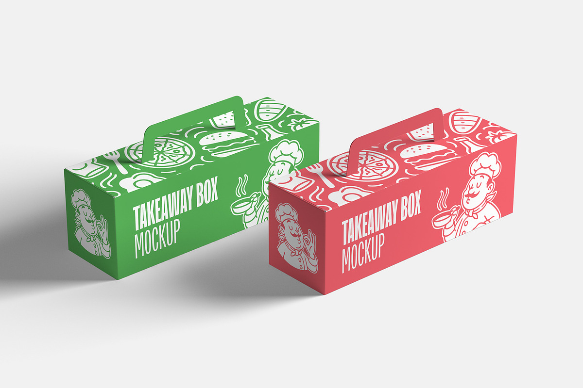 Takeaway Box Mockups, a Product Mockup by artimasa (Photo 5 of 5)
