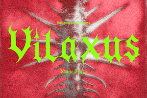 Vilaxus – Black Metal Font