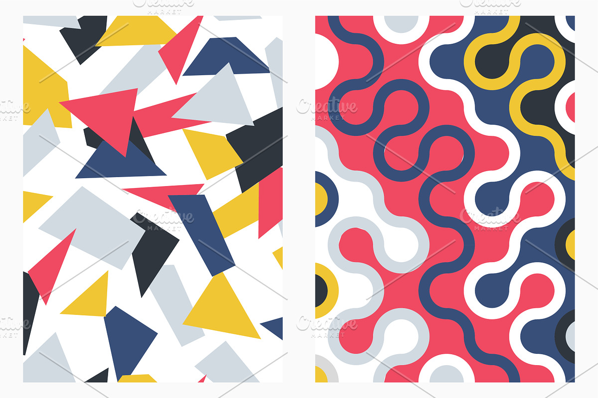Colorful abstract artistic covers, a Brochure Template by ExpressShop (Photo 2 of 5)