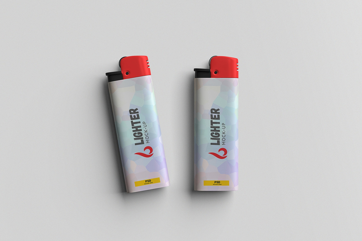 Lighter Mockup, a Merchandise Mockup by hokagata (Photo 2 of 5)